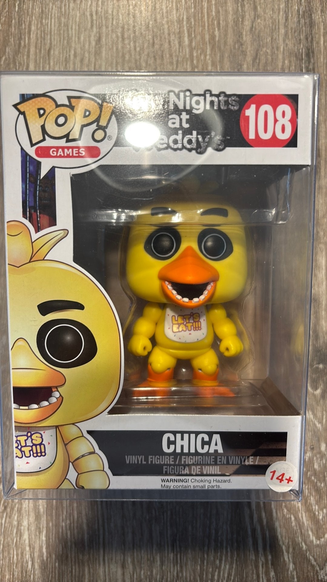 Funko - 108 - FNAF - Chica - Hardsleeved, Ophalen of Verzenden, Zo goed als nieuw