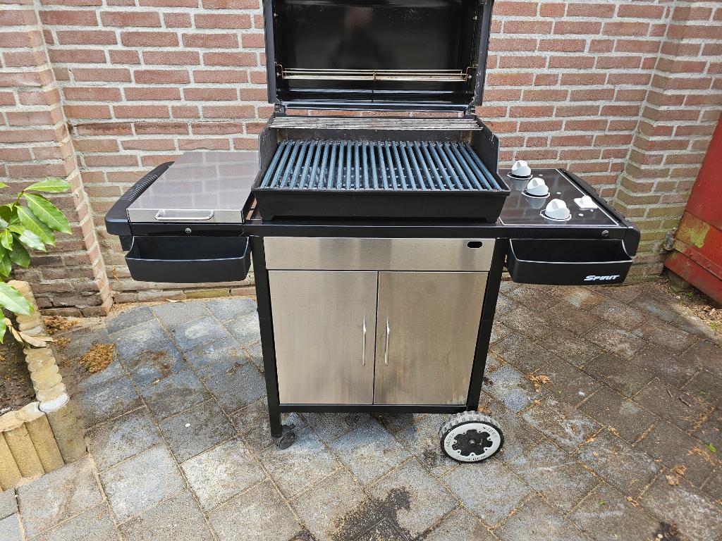Weber Spirit met zijbrander, Tuin en Terras, Gasbarbecues, Ophalen, Zo goed als nieuw, Weber