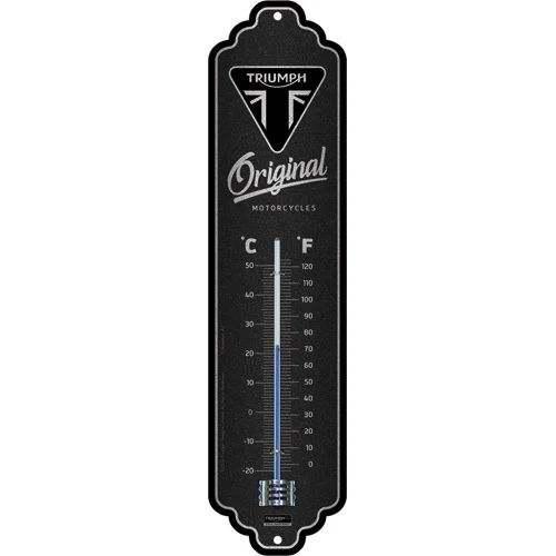 Triumph Originals motor reclame thermometer van metaal deco, Ophalen of Verzenden, Nieuw, Auto's