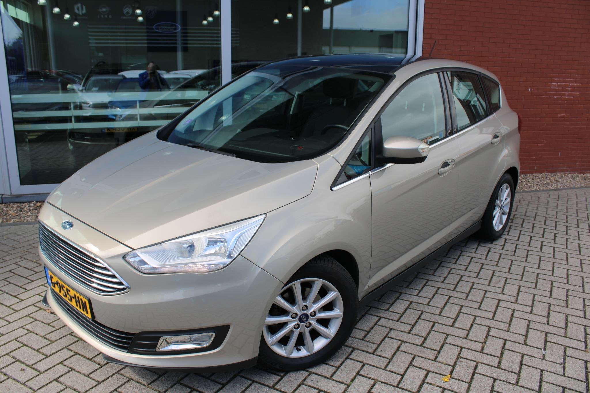 Ford C-Max 1.0 EcoBoost 125 PK Titanium | Electrische achter, Auto's, Voorwielaandrijving, Gebruikt, Handgeschakeld, 3 cilinders