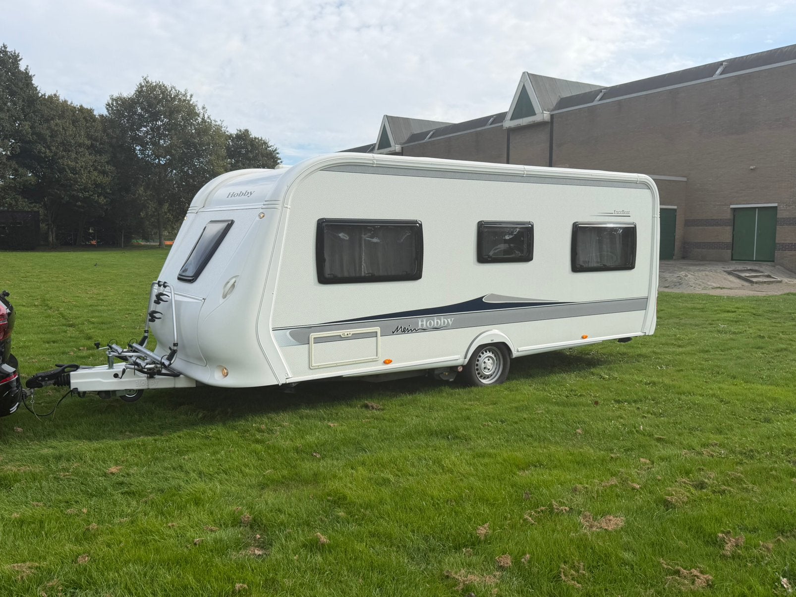 Hobby 540 UFE - 2013 - AIRCO - MOVER - CASETTELUIFEL, Rondzit, Bedrijf, Frans bed, 5 tot 6 meter