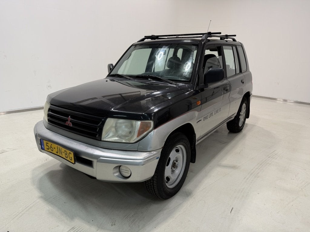 Mitsubishi Pajero Pinin 1.8 MPI GLX Long B. (bj 2002), Auto's, Stof, Gebruikt, 4 cilinders, Bedrijf