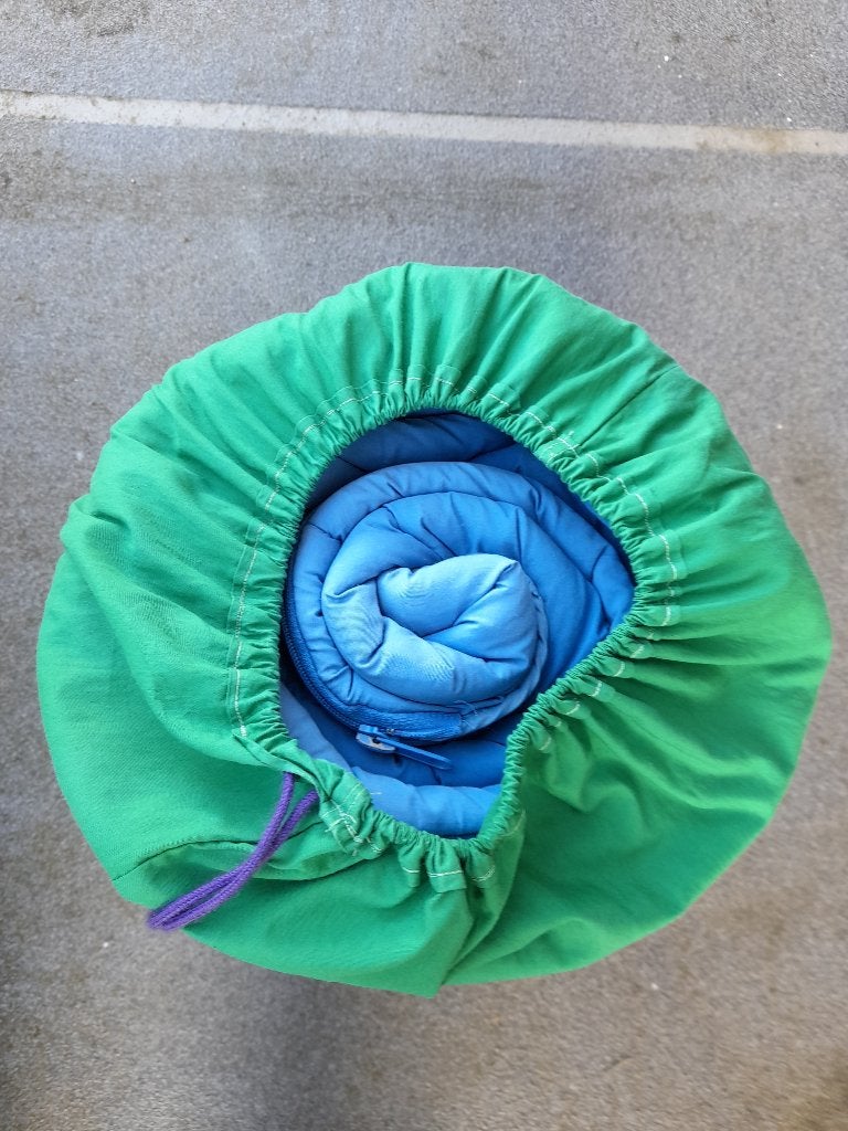 Blauwe Sprei -/ Slaapzak, Caravans en Kamperen, Ophalen