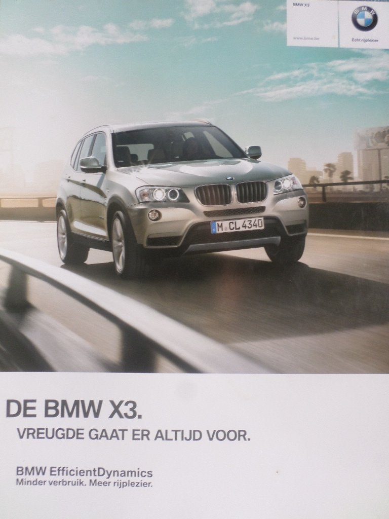 BMW X3 Brochure, Ophalen of Verzenden, Zo goed als nieuw, BMW