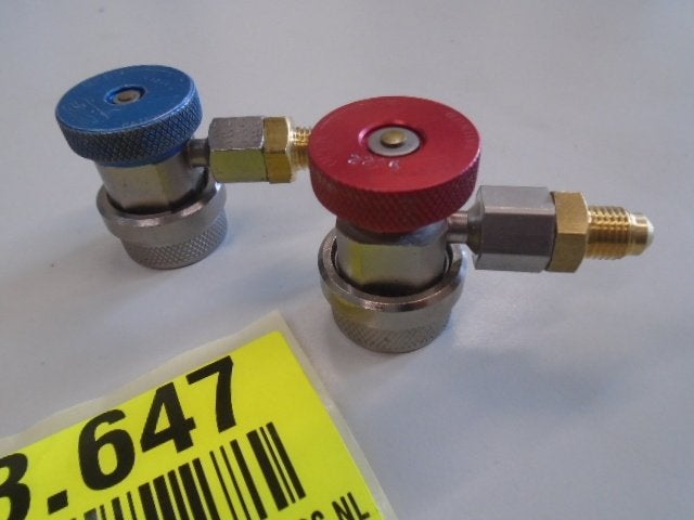 #03647 Parker snelkoppelingen/ vul Connectors voor autoairco, Ophalen of Verzenden, Gebruikt