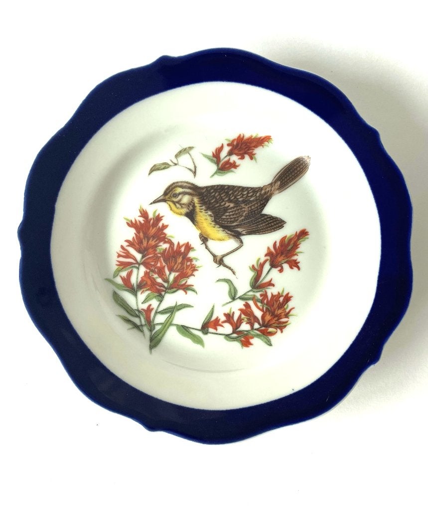 Vintage wandbord met vogel, Schumann Arzberg Germany, Ophalen of Verzenden