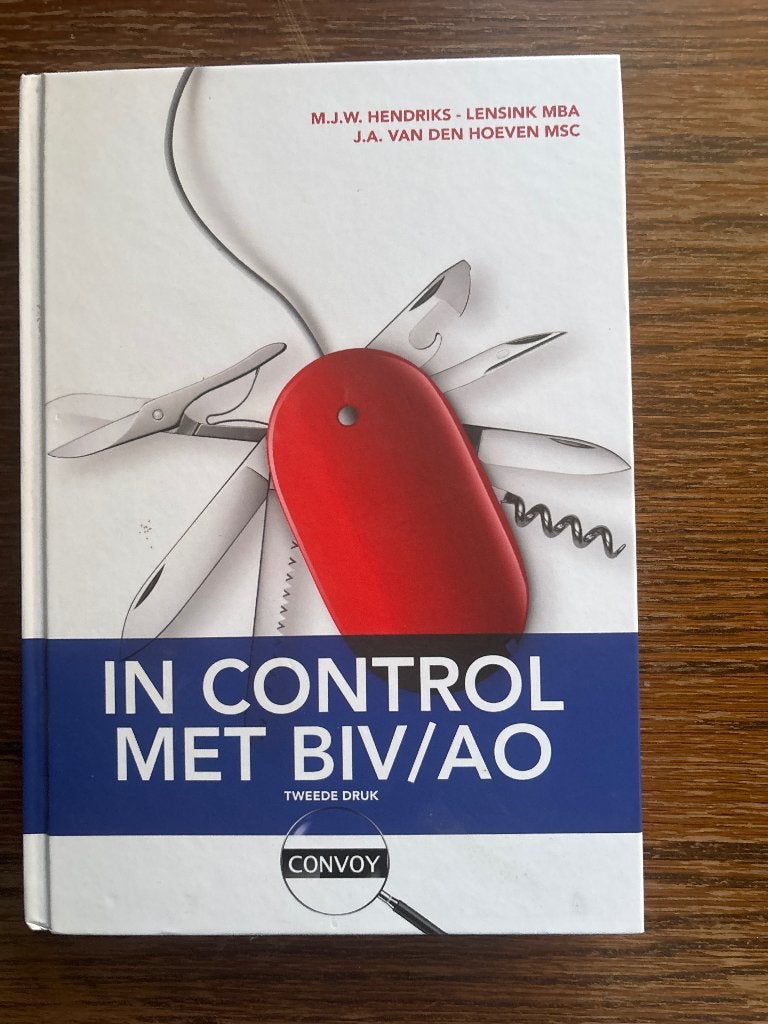 In control met BIV/AO – 2e druk, Ophalen of Verzenden, Beta, Zo goed als nieuw, HBO