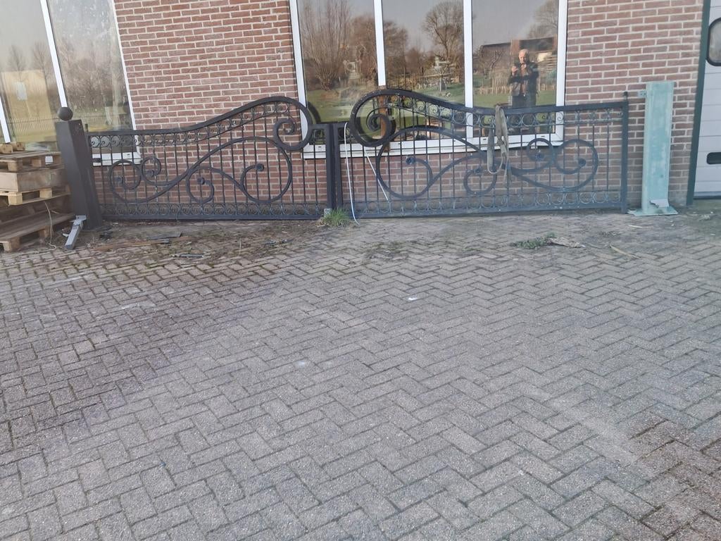 Gegalvaniseerd tuinhek, Ophalen, IJzer, Tuinhek