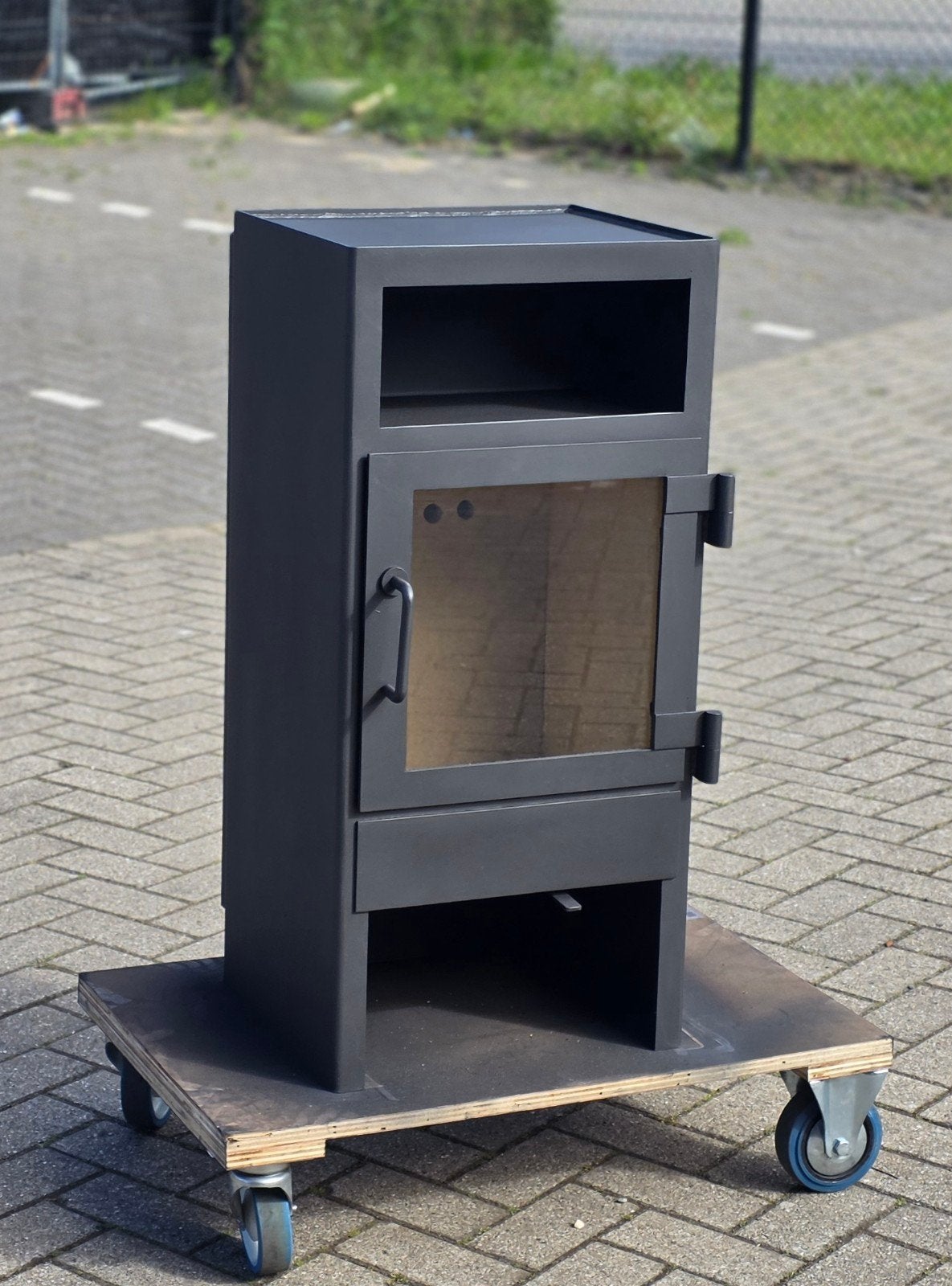 Houtkachel Dik Geurts Lars 900, Houtkachel, Ophalen of Verzenden, Zo goed als nieuw, Vrijstaand