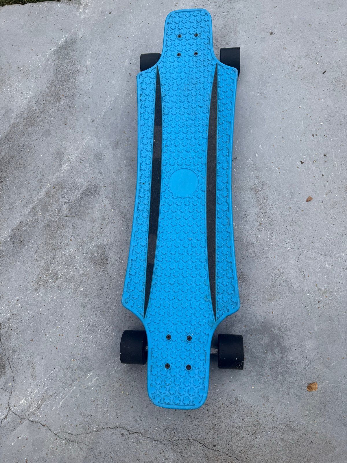Blauwe Hudora Longboard - Zo goed als nieuw, Sport en Fitness, Skateboarden, Ophalen of Verzenden, Zo goed als nieuw, Skateboard