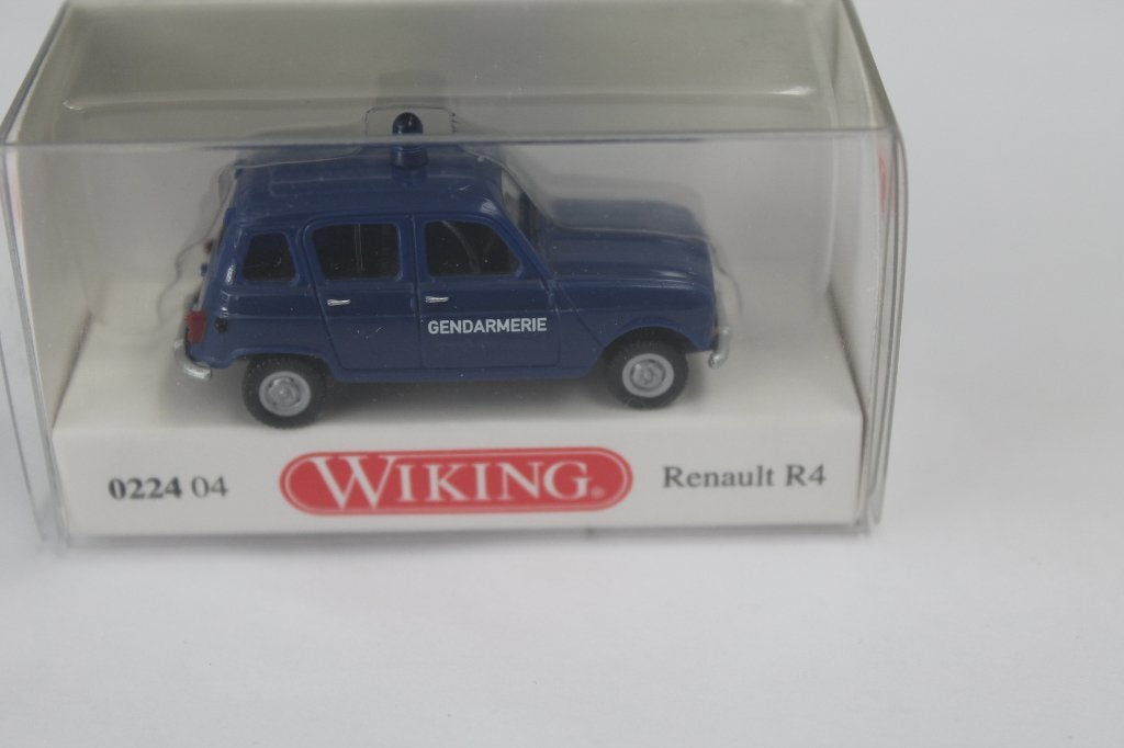 Wiking Renault R4 Gendarmerie, Hobby en Vrije tijd, Modelauto's | 1:87, Ophalen of Verzenden, Zo goed als nieuw, Auto, Wiking