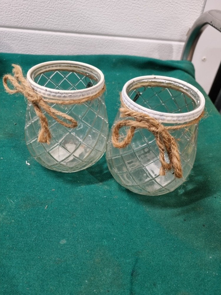 waxinelichthouders riverdale glas 2x, Ophalen of Verzenden, 'T Olde Gre-j, Info@toldegrej.nl, Endepoelstraat 20f Didam