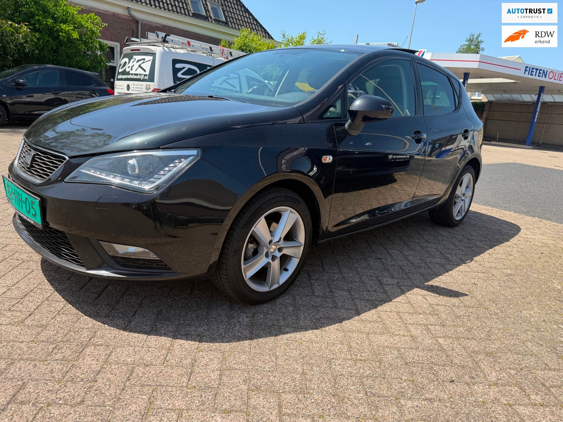 SEAT Ibiza 1.2 Club, Auto's, Seat, Voorwielaandrijving, Dealer onderhouden, Gebruikt, Zwart