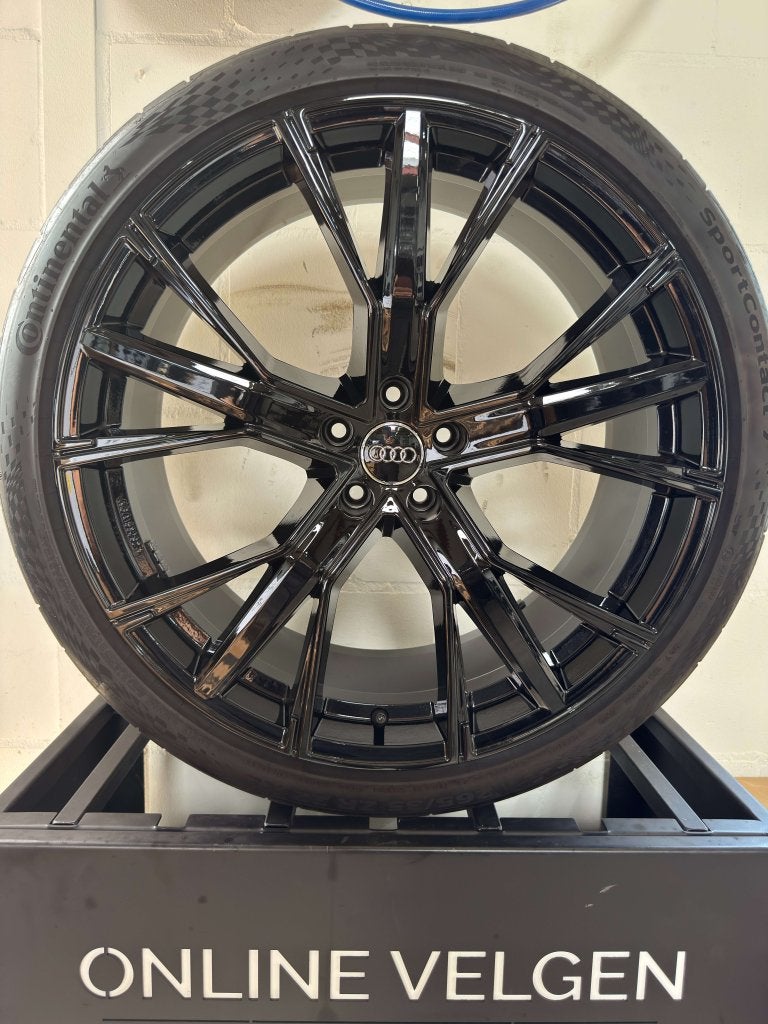 DEMO Set 22 inch GMP 5x112 velgen + banden Audi Q5 Audi SQ5, Niet ingevuld, Gebruikt, 265 mm, Banden en Velgen