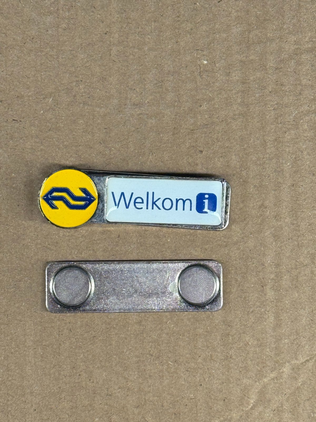 NS Welkom Informatie Magneetpin, Verzamelen, Spoorwegen en Tramwegen, Ophalen of Verzenden, Zo goed als nieuw, Trein, Overige typen