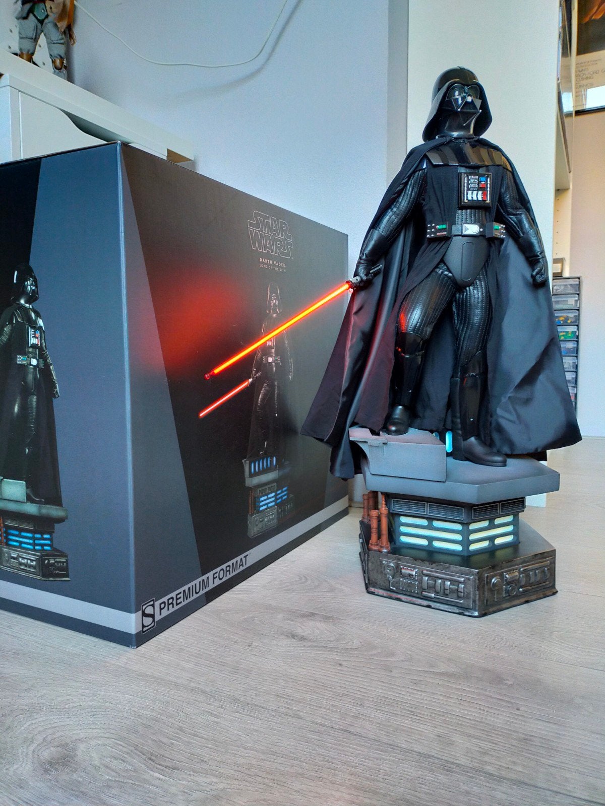 Sideshow Star Wars Darth Vader ROTJ Premium Format beeld, Verzamelen, Beelden en Beeldjes, Ophalen of Verzenden, Zo goed als nieuw
