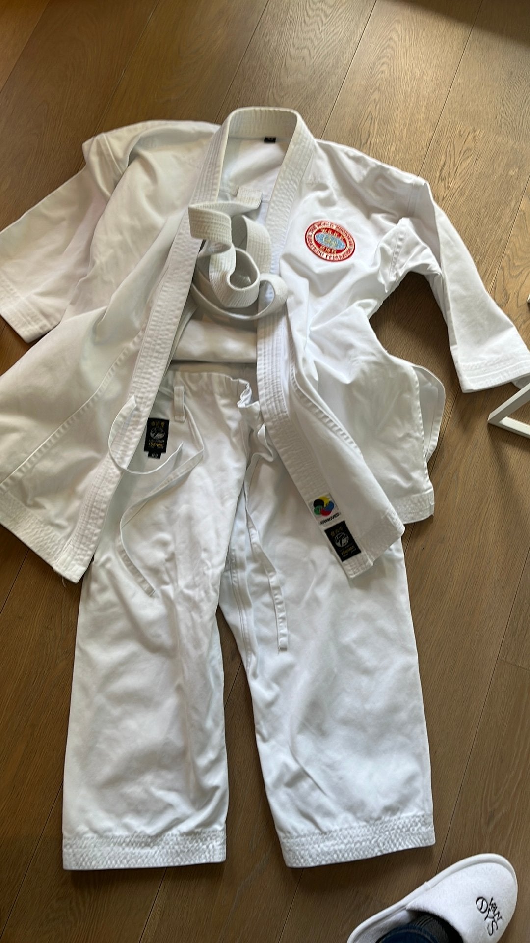 Kata Tokaido karate maat 160/100% katoen, Vechtsportpak, Ophalen of Verzenden, Zo goed als nieuw, Karate
