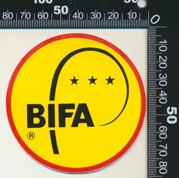 Sticker: Bifa (1), Verzamelen, Stickers, Zo goed als nieuw, Ophalen of Verzenden