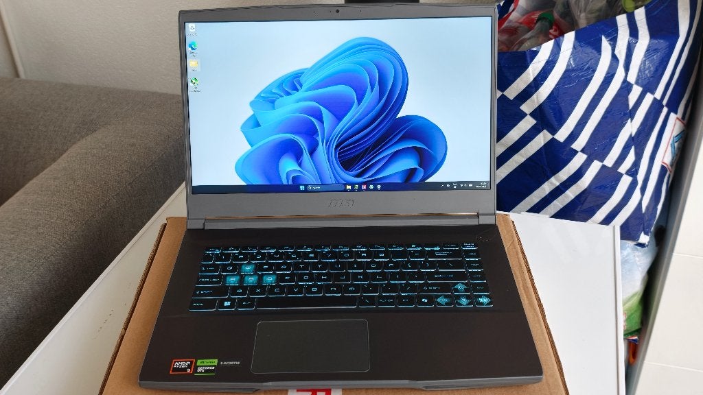 MSI Thin A15 AI B8VF | RTX 4060 | Ryzen 9 | 1TB | QHD 240Hz, Computers en Software, Windows Laptops, Ophalen of Verzenden, Zo goed als nieuw