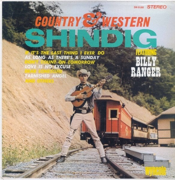 Country & Western Shindig Featuring Billy Ranger, Ophalen of Verzenden, Gebruikt, 12 inch
