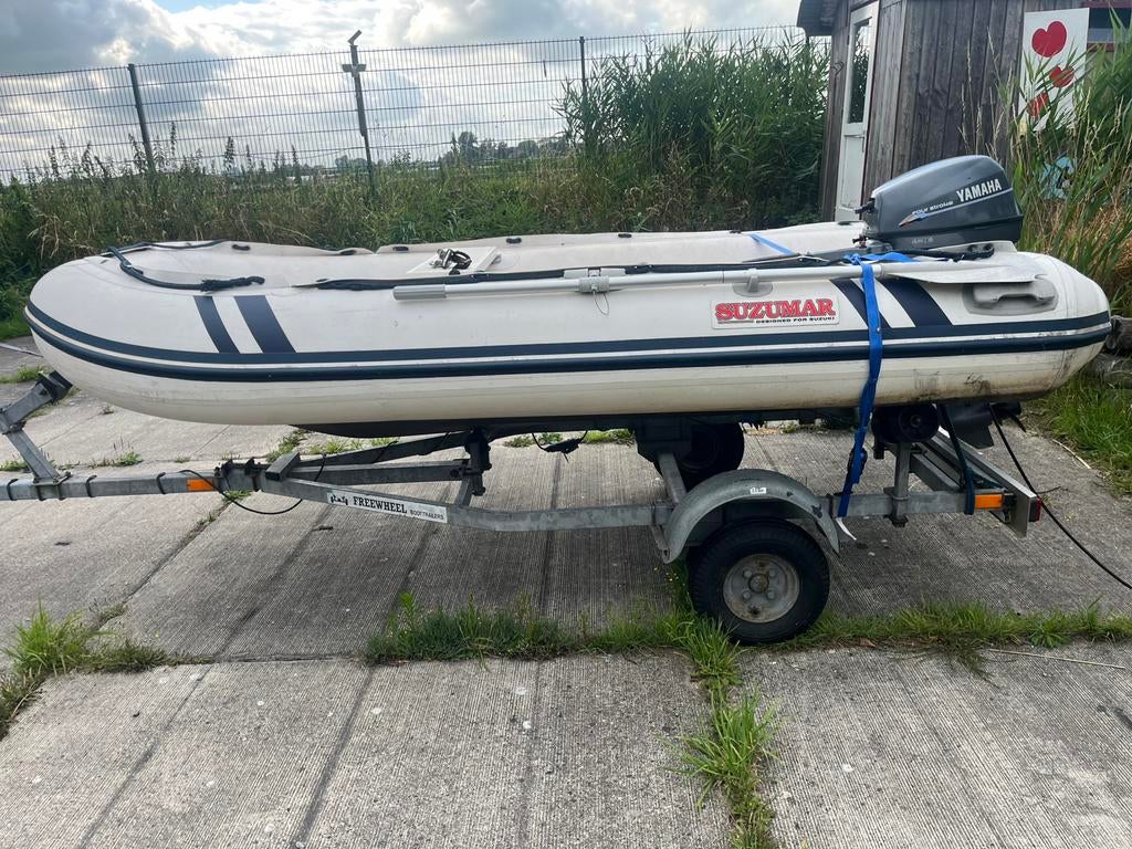 Te koop suzumar 3.10 rib boot, Watersport en Boten, Rubberboten, Ophalen, Zo goed als nieuw