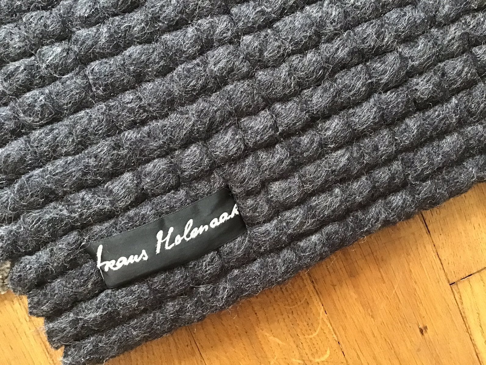Wollen Karpet Vloerkleed Frans Molenaar Feelings, Ophalen, Zwart, 200 cm of meer, Zo goed als nieuw