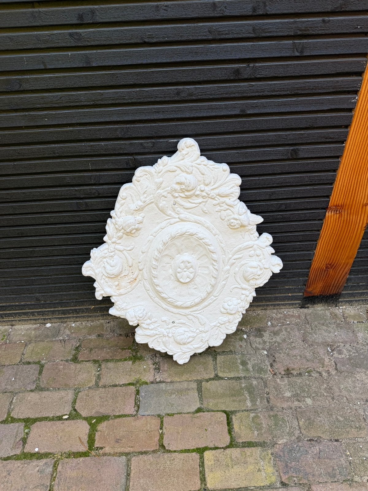 Decoratieve plafondplaat - Barok stijl, Ophalen, Gebruikt, Klassiek, Wit