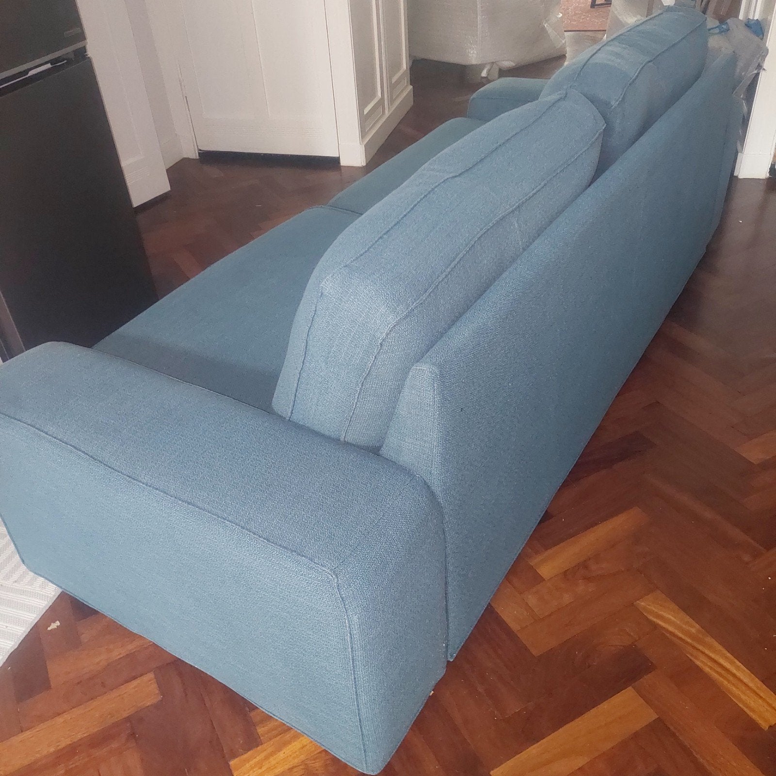 IKEA KIVIK 3-zitsbank Gunnared blauw, Ophalen, Gebruikt, Modern, Scandinavisch, Driepersoons