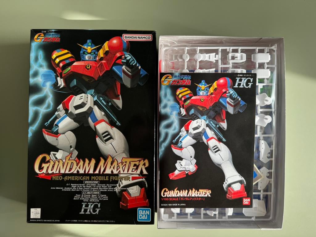 Bandai 1/100 scale gundam maxter kit, Ophalen of Verzenden, Nieuw, 1:50 of kleiner, Figuur of Figuren
