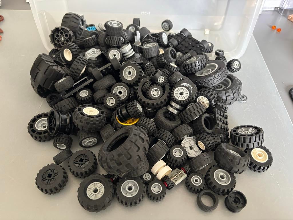 Lego wielen, Ophalen of Verzenden, Gebruikt, Losse stenen, Lego