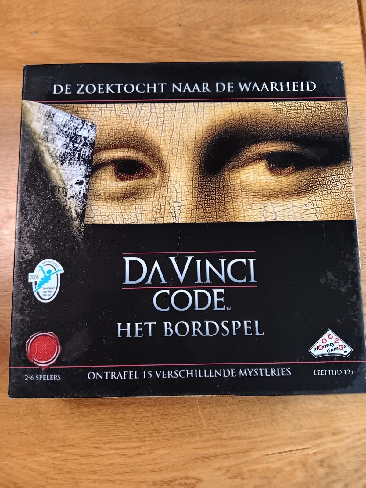 De Da Vinci Code Het Bordspel - Ontrafel Mysterie, Vijf spelers of meer, Ophalen of Verzenden, Zo goed als nieuw, Identity Games International B.V.