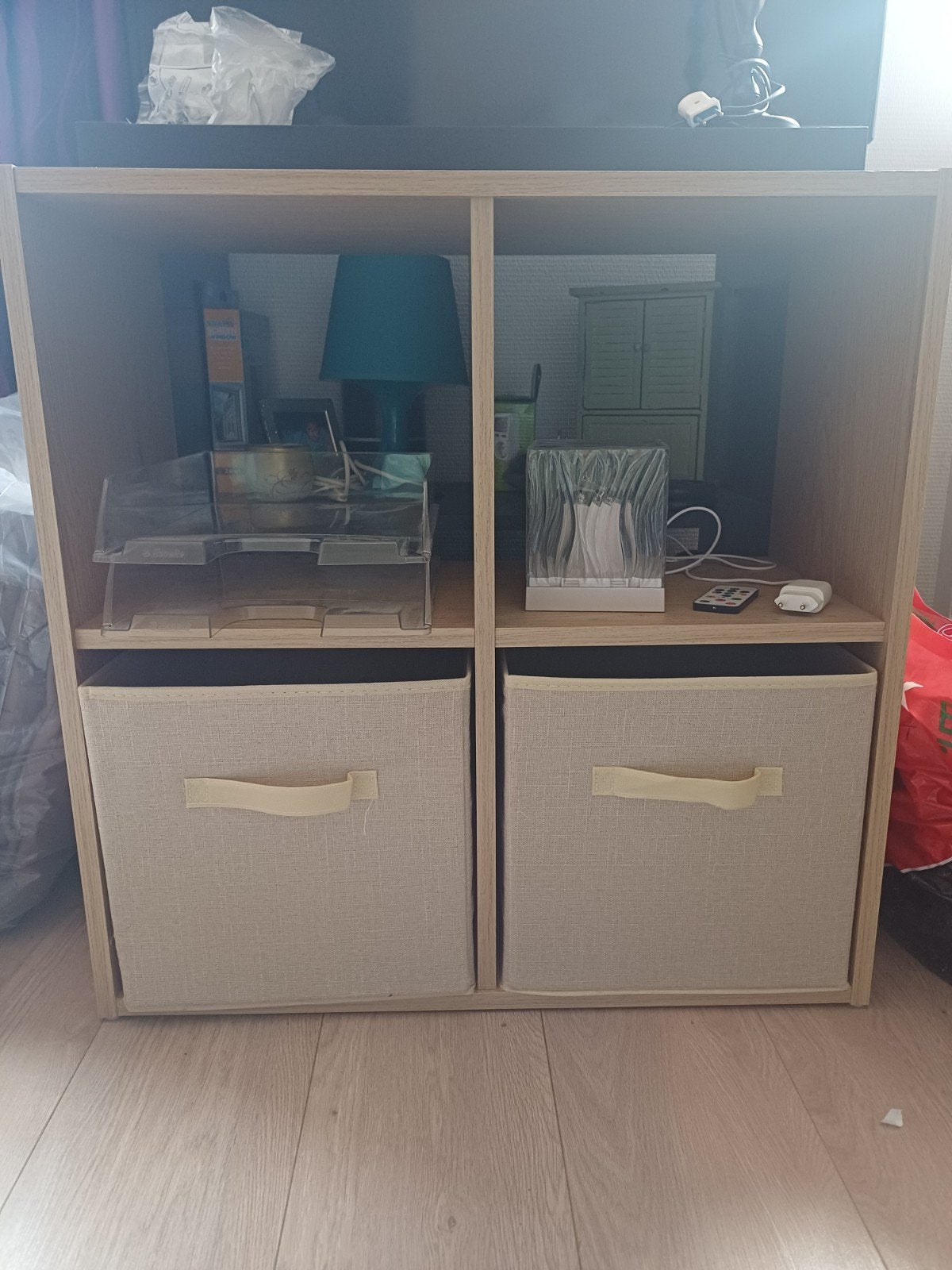 Houten vakken kast, Ophalen, Gebruikt