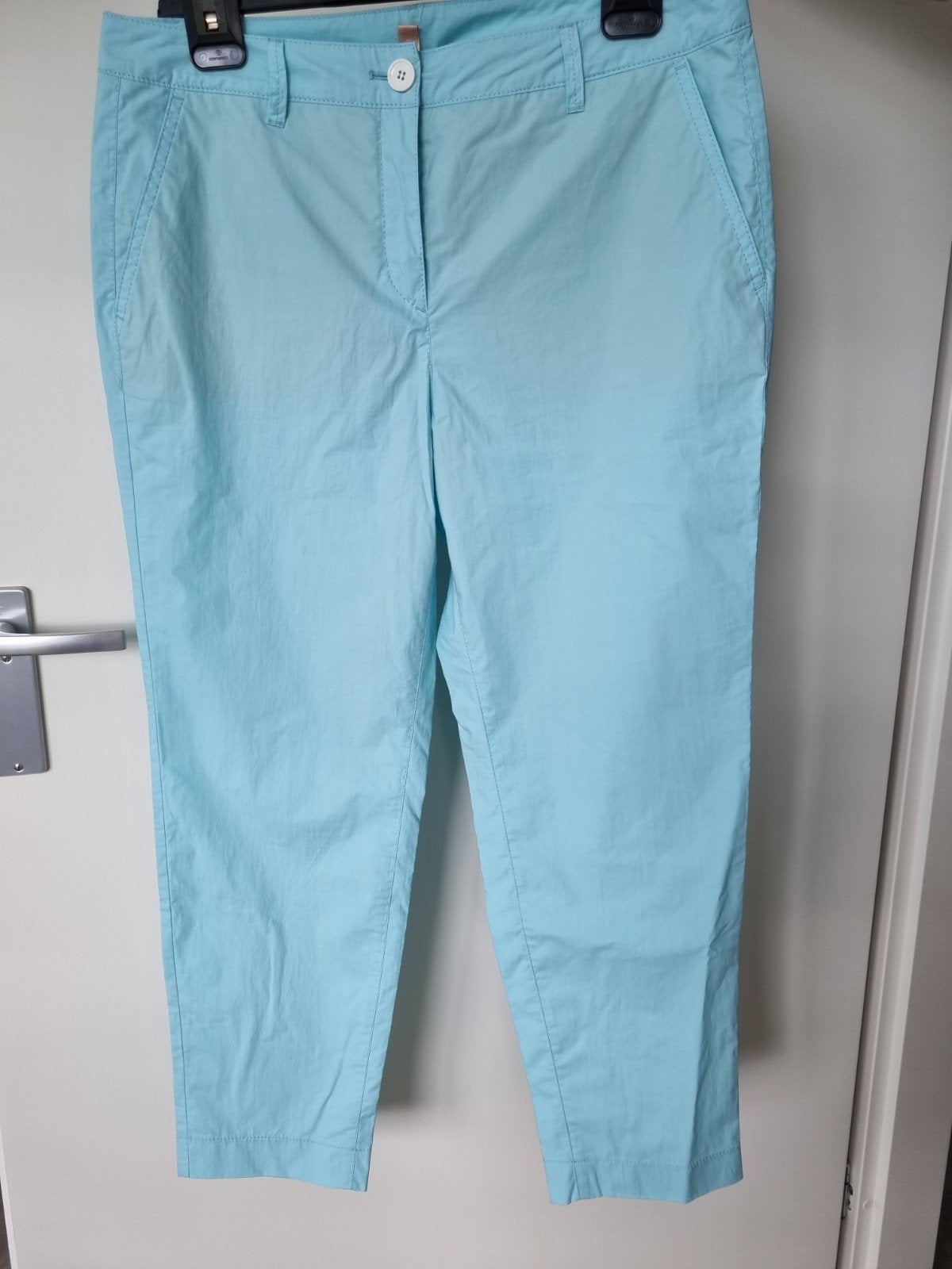 Superleuke broek van Marccain. Maat 40. Turquoise. Nieuw., Maat 38/40 (M), Blauw, Nieuw, Ophalen of Verzenden