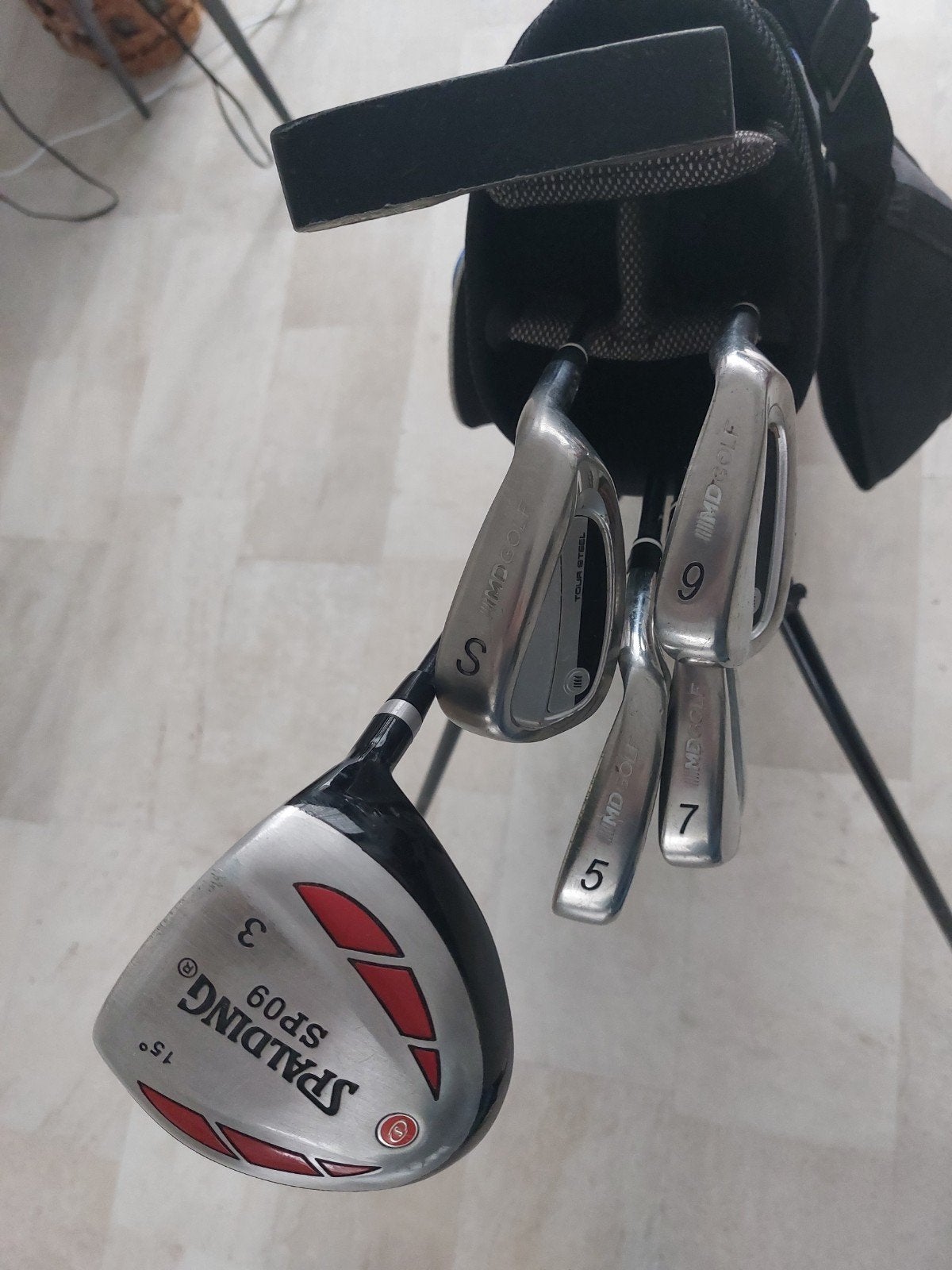 complete halve golfset 1,5inch verlengd, Ophalen of Verzenden, Zo goed als nieuw, Set