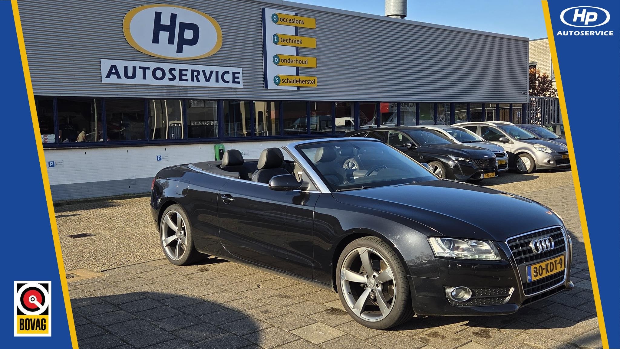 Audi A5 Cabriolet 2.0 TFSI, Auto's, Audi, Euro 5, Gebruikt, 4 cilinders, Zwart