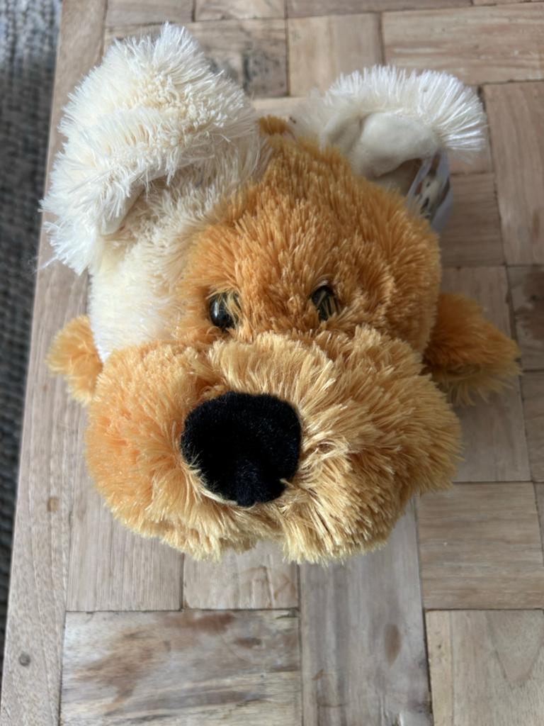 Handpop hond met blaffend geluid - Interactief speelgoed, Ophalen, Zo goed als nieuw