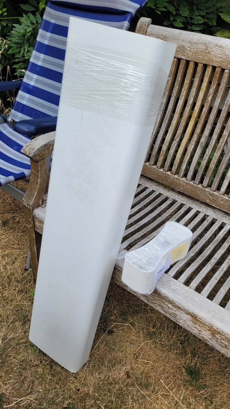 Nieuwe Compair Flow 150 platte buis, 222x89mm, Ophalen, Afvoer, Pvc, Nieuw