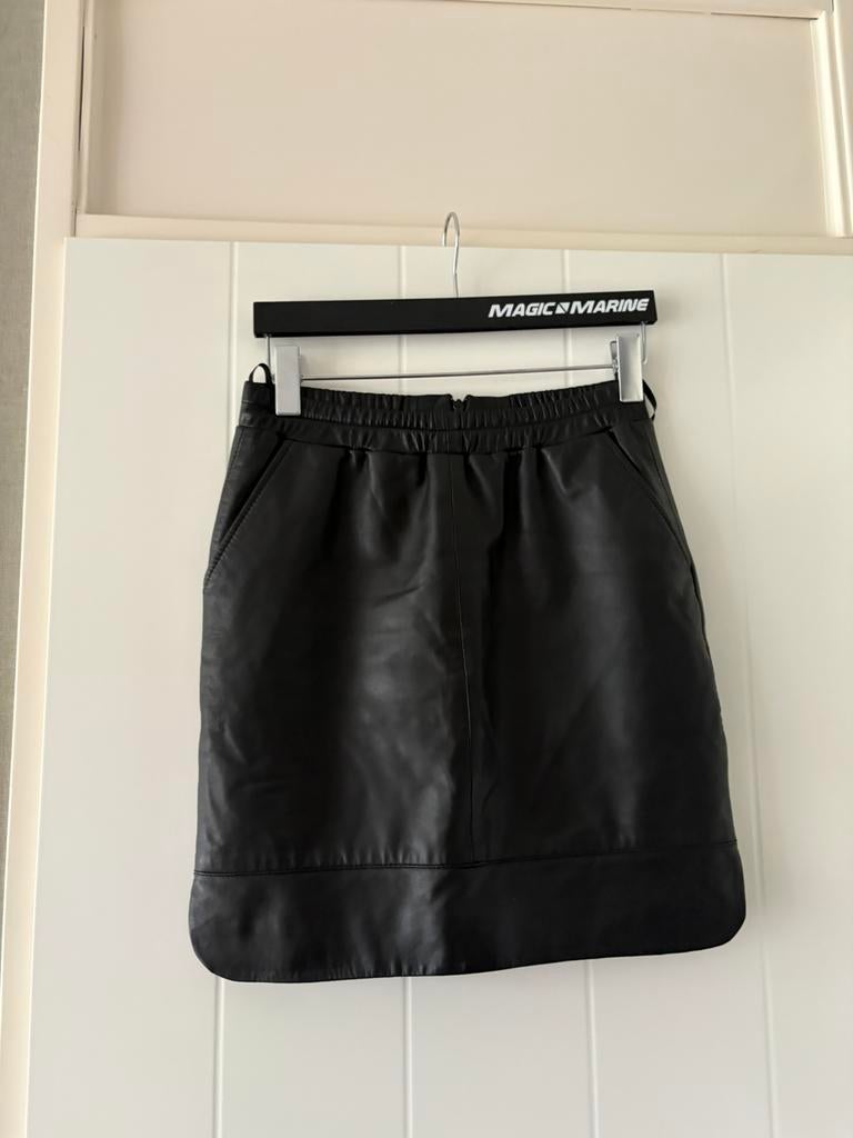 Ibana rok leer 36, Kleding | Dames, Rokken, Zwart, Ophalen of Verzenden, Zo goed als nieuw, Maat 36 (S)