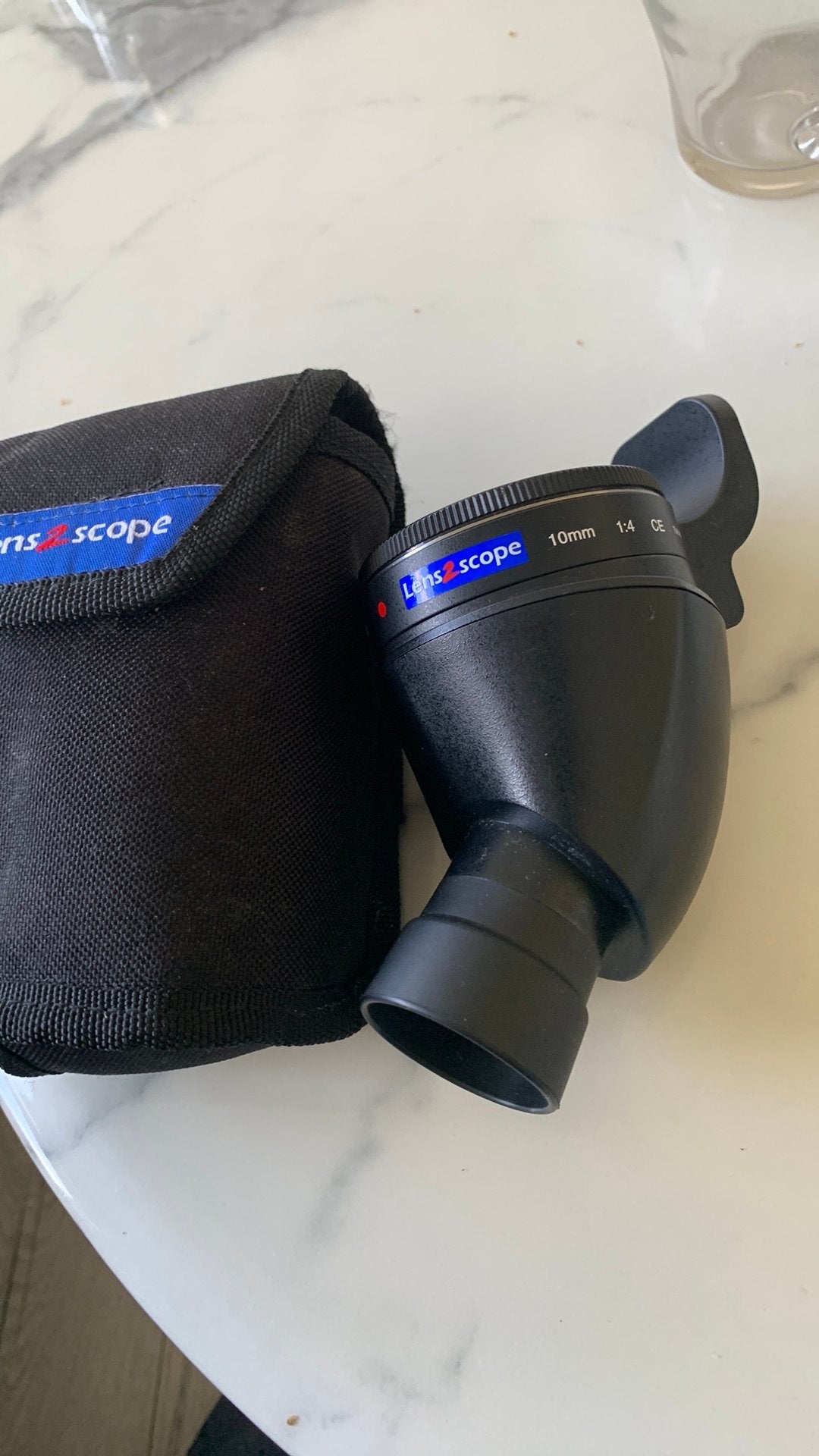 Bynolyt Lens2scope Angle Canon EF zwart occasion, Ophalen of Verzenden, Zo goed als nieuw