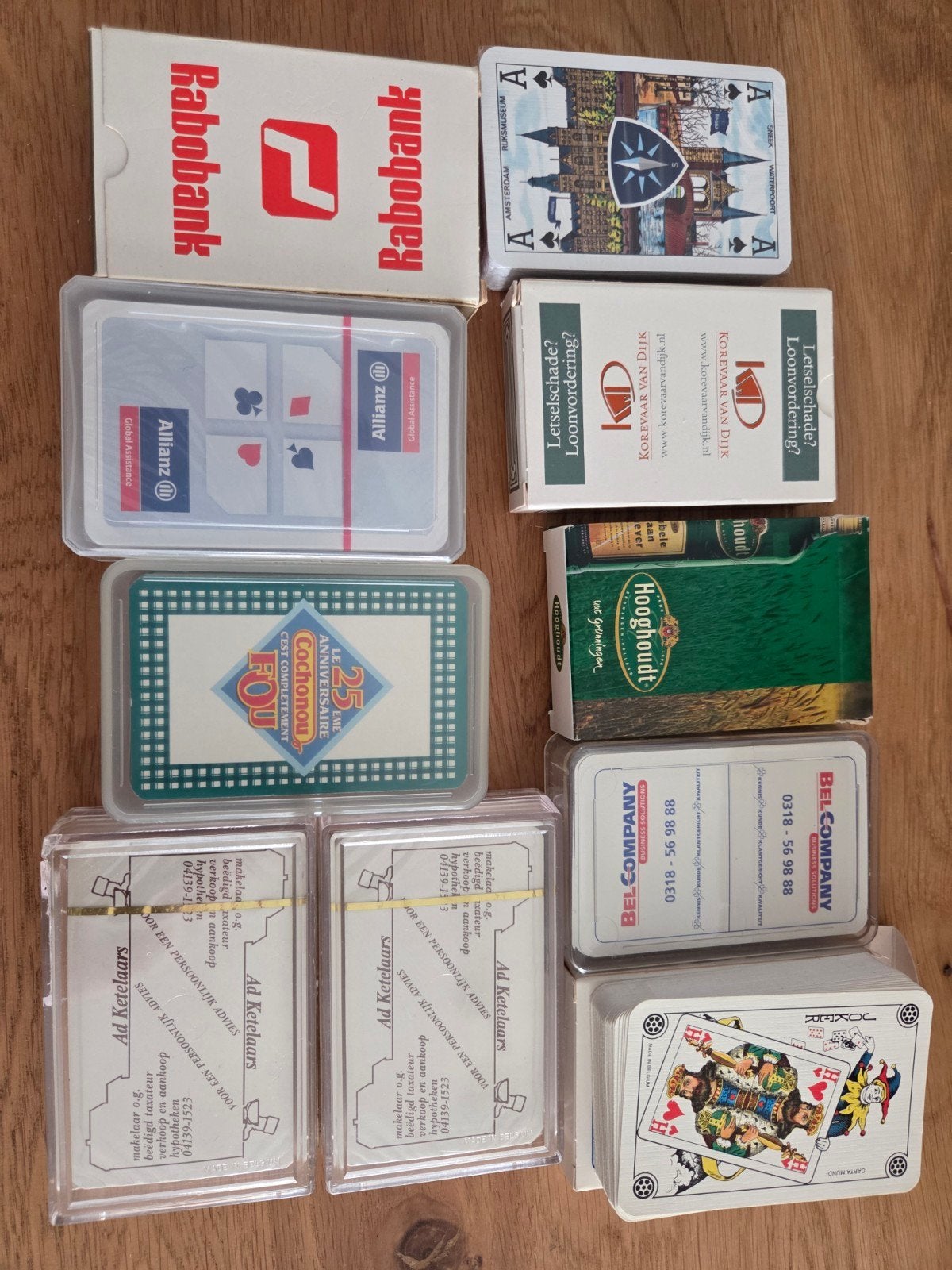 10 stokken, rik- en jokerkaarten, nieuw, Ophalen of Verzenden, Nieuw
