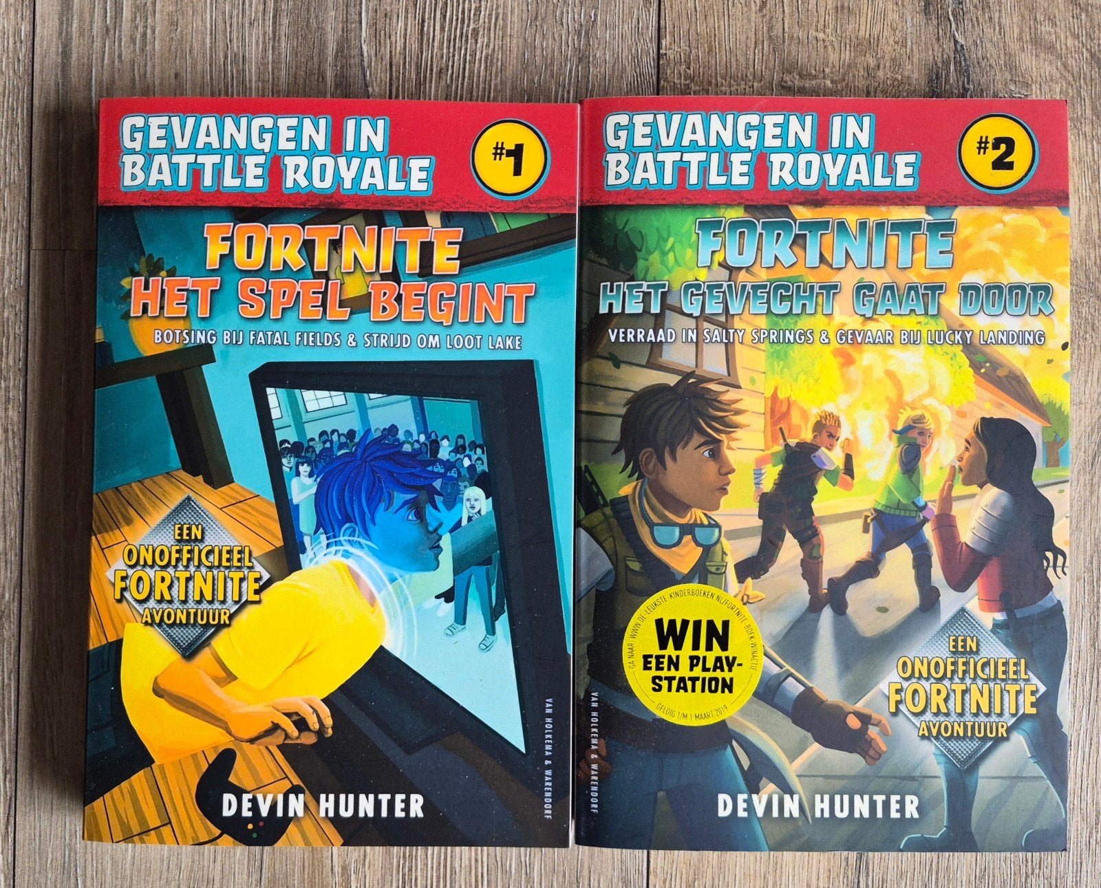 Minecraft & Fortnite boeken (4 stuks), Ophalen of Verzenden, Gelezen, Fictie algemeen