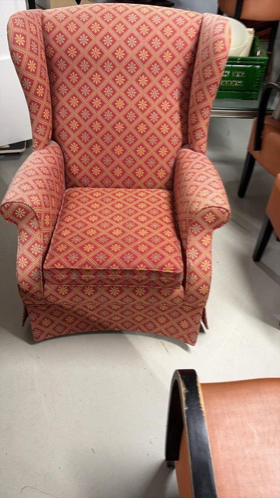 vintage fauteuil, Huis en Inrichting, Fauteuils, Ophalen, Gebruikt, Vintage, 75 tot 100 cm