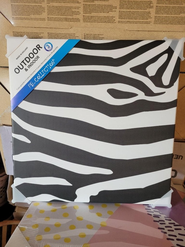 Leuke NIEUWE tuincanvassen! zebra, zebrastrepen,tijgerstreep, ., Nieuw, Ophalen of Verzenden, .