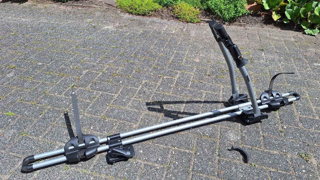 Thule fietsdrager voor op dakrails auto, Ophalen, 1 fiets, Zo goed als nieuw, Dakdrager