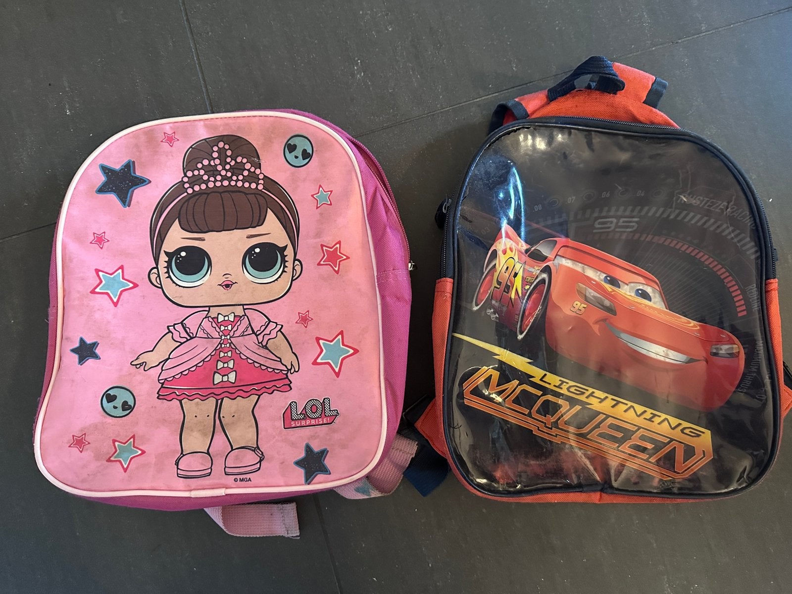 Meisje en jongen rugzak, Ophalen, Minder dan 30 cm, Overige typen, Roze