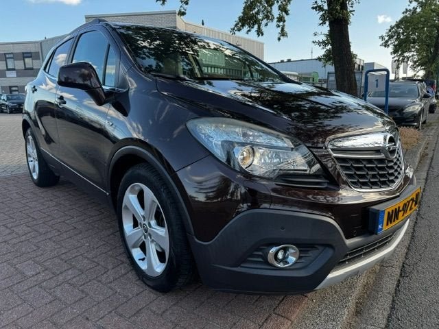 Opel Mokka 1.4 T Cosmo 4x4 Automaat Airco/ECC,Half Leder,Xen, Auto's, Opel, 15 km/l, Gebruikt, Euro 6, Leder en Stof