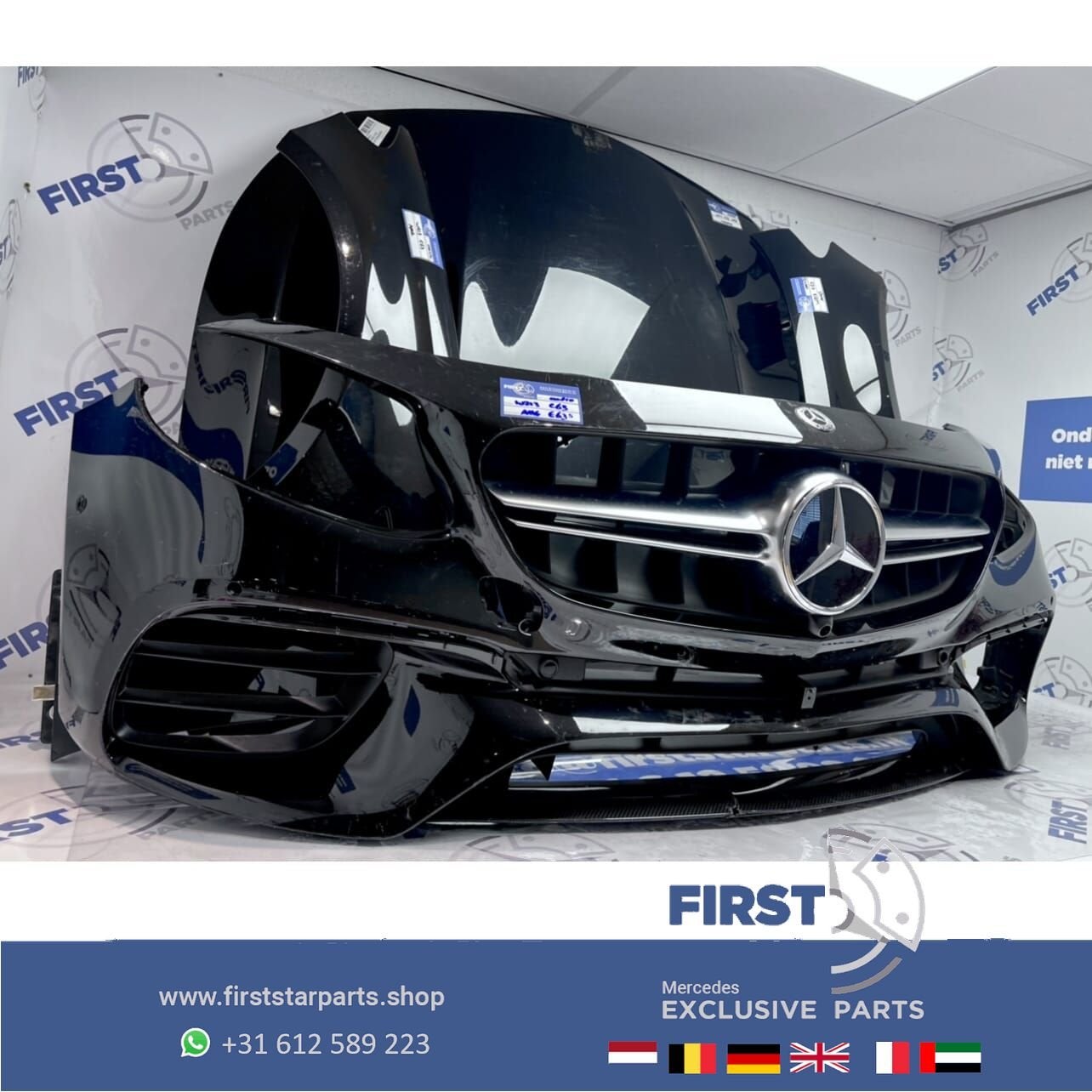 W213 S213 E63 AMG VOORKOP COMPLEET Mercedes E Klasse 2016-20, Auto-onderdelen, Gebruikt, -, Voor, Ophalen of Verzenden