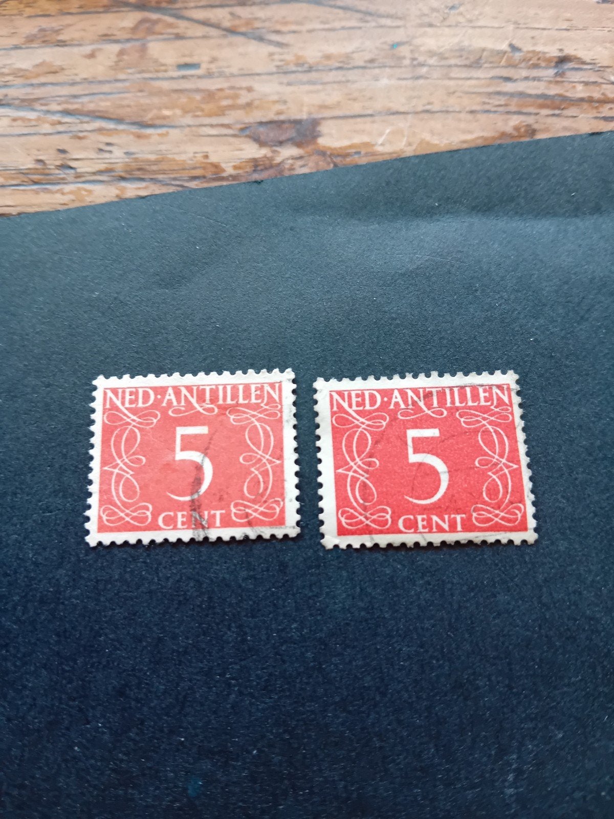 2x Nederlandse Antillen 5 Cent Postzegels, Ophalen of Verzenden, Postfris
