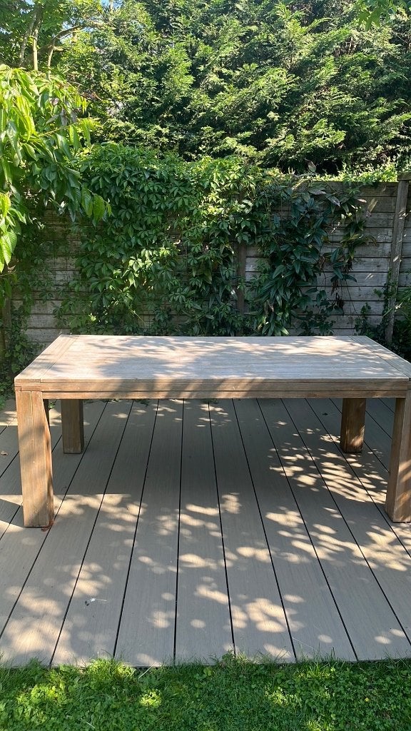 Dining table / Houten Eeettafel, Ophalen, Gebruikt, 200 cm of meer, 50 tot 100 cm