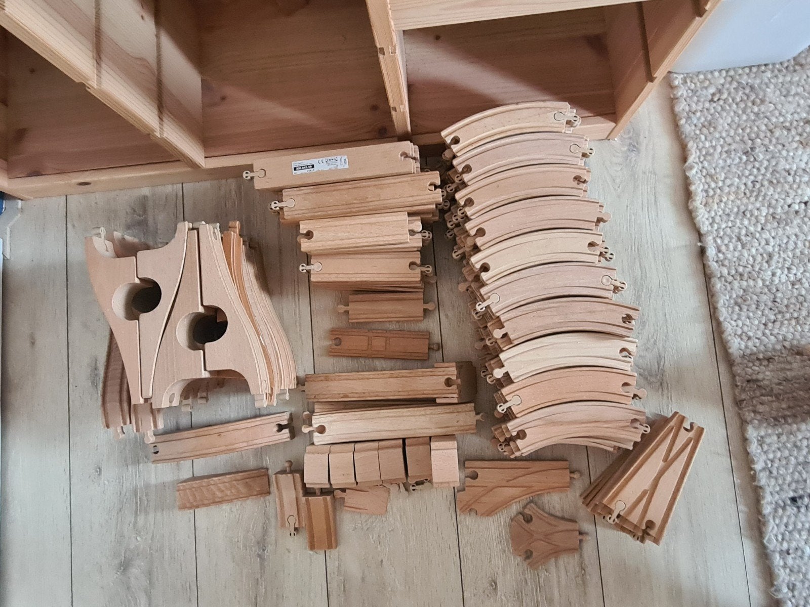Grote Brio Treinbaan Set met Veel Rails en Accessoires, Ophalen of Verzenden, Gebruikt
